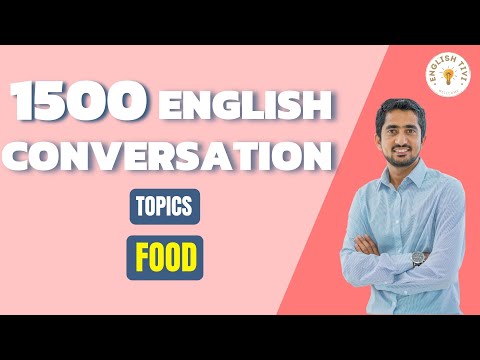 1500 English Conversations on 25 Topics Food - Learn English with Dialogues 12 ✔