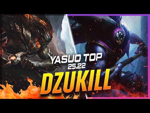 Dzukill - Yasuo vs Jax TOP Patch 25.22 - Yasuo Gameplay