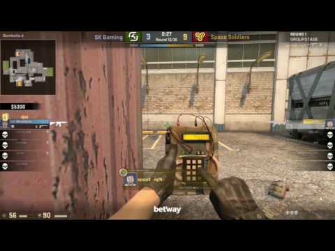 nGIN 1v4 clutch vs SK Gaming [ ESL One Cologne 2017 ]
