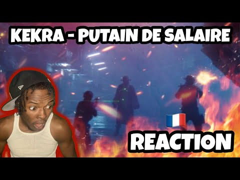 AMERICAN REACTS TO FRENCH DRILL RAP! Kekra - Putain de salaire (Clip Officiel)