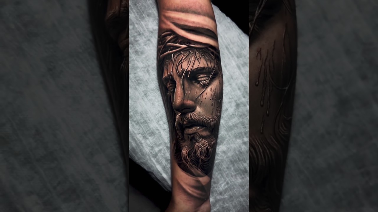 Proudly Presents jesus tattoo design. Did you liked it?🤩🙏 #music #tattoo #jesus #tattooyou #jcole