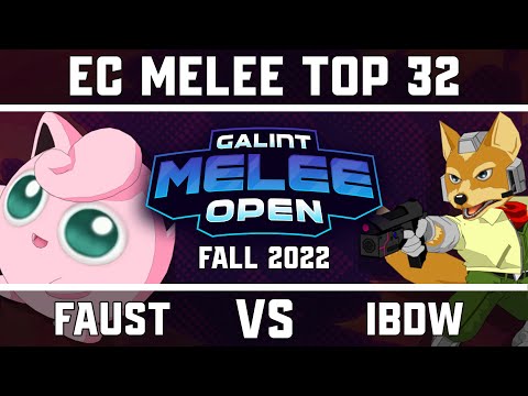 Faust (Jigglypuff) vs iBDW (Fox) - East Coast Melee Top 32 - GMO Fall '22