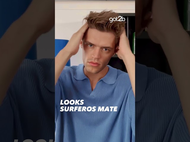 Vídeo relacionado con got2b Pasta mate de playa (100 ml), pasta de estilismo para looks surfistas mate, para arrastrar o doblar sin pegar, agarre medio, 6 x 100 ml