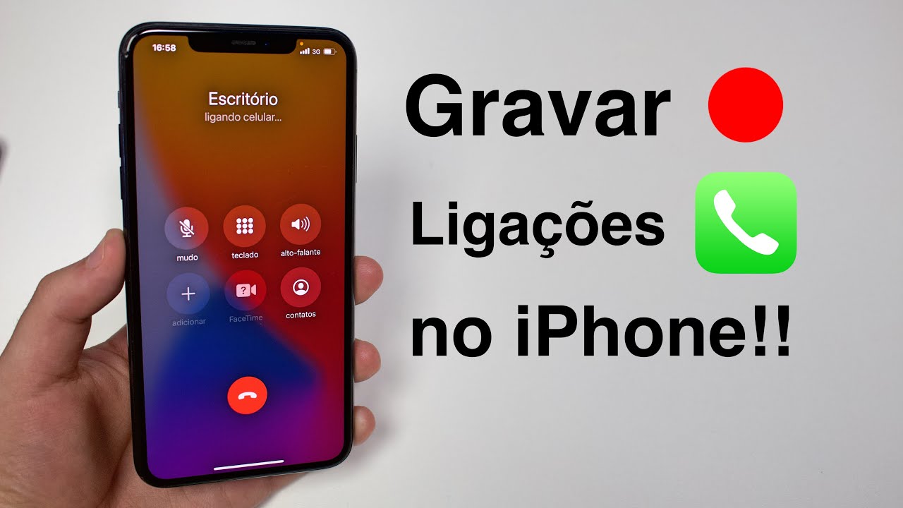 Como Gravar Ligações no iPhone! (GRÁTIS e sem Jailbreak)