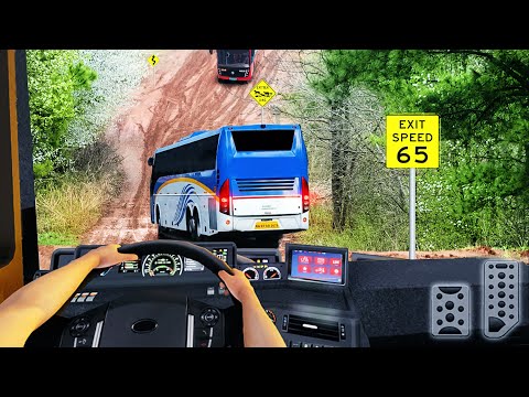 Bus Driving Simulator 2021 - Offroad Hill Passenger Bus - Best Android GamePlay