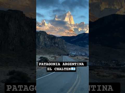 "Hermoso amanecer en el Chalten Argentina Capital del Trekking"🇦🇷#patagonia#travel#calafate #viajes