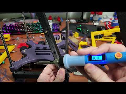 Rook a cheap mostly 3D printed CoreXY printer - Build Tips Part 2 - Heat Inserts, Bearings, Frame