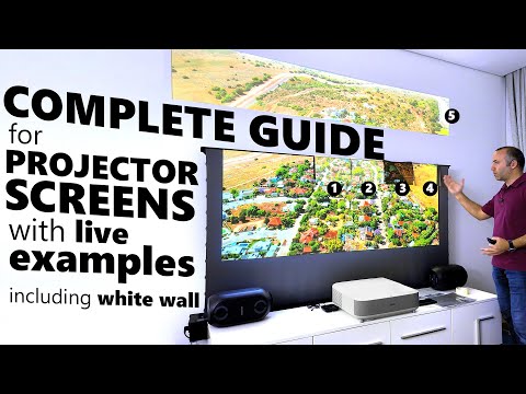 Choosing a Projector Screen Material - THE ULTIMATE GUIDE