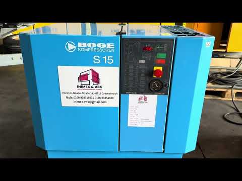 Schraubenkompressor Boge S15 - Nr. 291