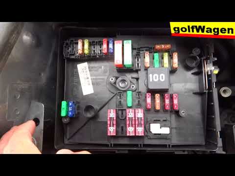 Skoda Octavia 2 fuse description / Škoda Octavia 2 pojistky popis