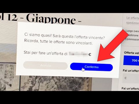Ho partecipato ad un'ASTA online per comprare un'opera d'arte