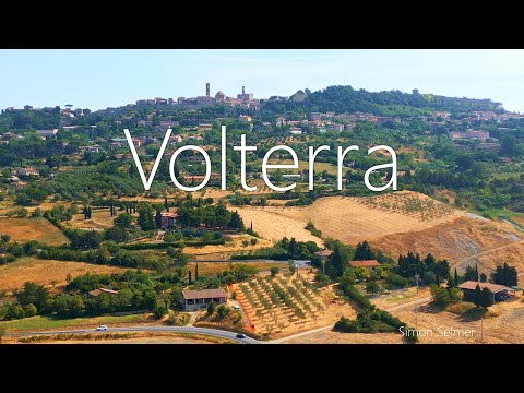 Volterra / Toscana (Tuscany) / Italy - with 4K Drone Video