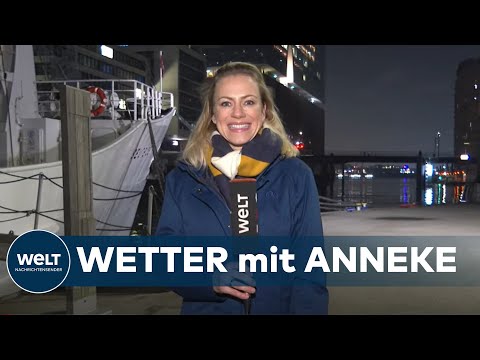 WELT WETTER: Graues Winterwetter mit etwas Schnee und Regen