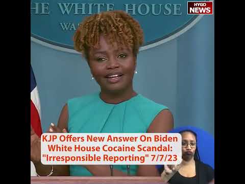 KJP On White House Cocaine Question: "Incredibly Irresponsible" — Bidens Not Here Friday Through Monday