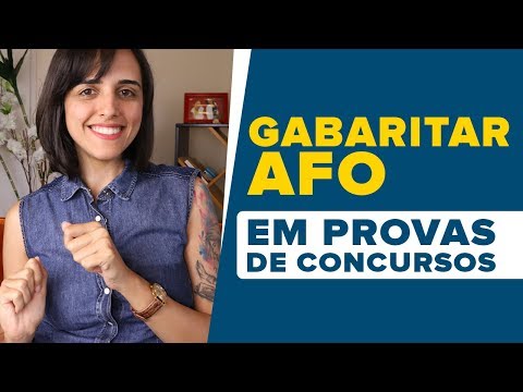 💡COMO ESTUDAR AFO PARA CONCURSOS