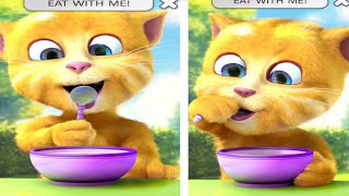 Talking Ginger Eating