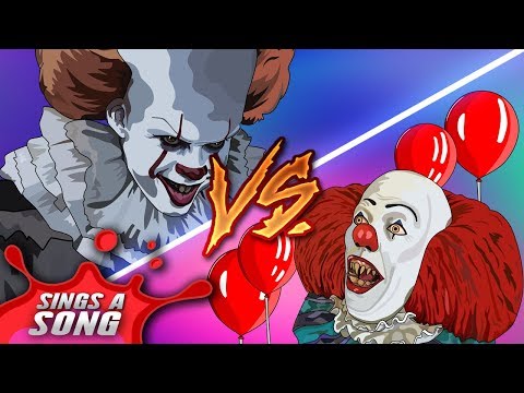 Old Pennywise Vs New Pennywise Rap Battle ('IT' Parody Tim Curry Vs Bill Skarsgard)