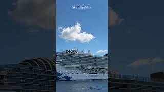 Mystery Submarine Spotted Lurking Near Sun Princess in the Mediterranean. #submarine #cruise