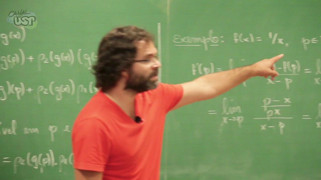 Cálculo I - Aula 7 (3/3) Regras de Derivação e Exemplos