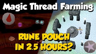 [Hotfixed many years later lol] Make a Rune Pouch in 2.5 Hours 20M+ Gp/hr [RS3] Magic Threads