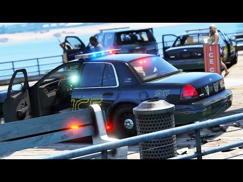 LSPDFR - Day 1064 - Chaos at the Pier