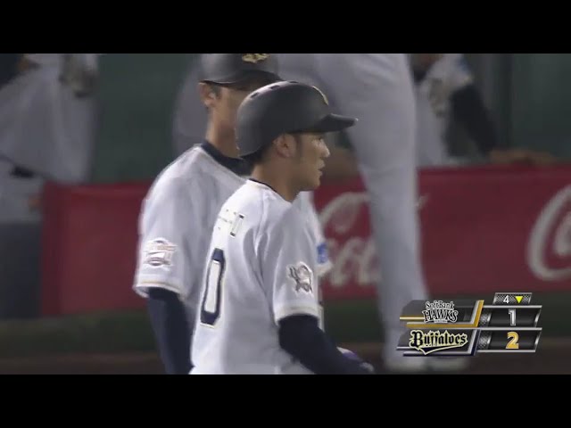 【4回裏】バファローズ・大城 好機を逃さず勝ち越しタイムリー!! 2017/5/18 Bs-H