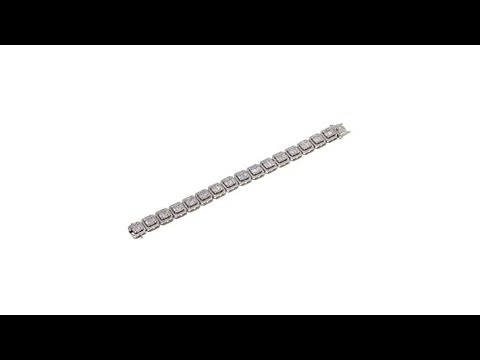 Victoria Wieck 11.86ctw Absolute Baguette Bracelet