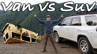 Living in a Van vs SUV- The perks of Vanlife in a 4runner