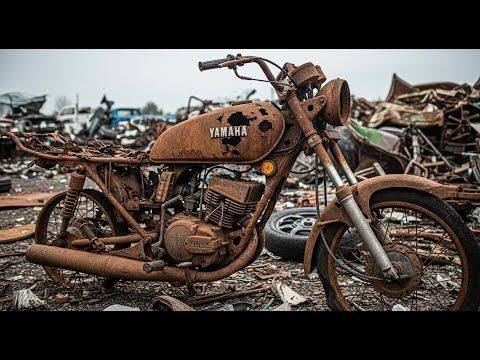 Yamaha RX Motorcycle Complete Restoration – From Rusty Wreck to Shiny Classic