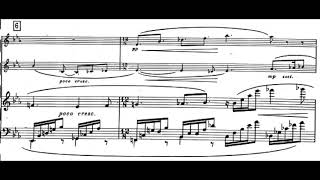 Charles Koechlin - Epitaphe for Flute, Saxophone and Piano, Op. 164 (1937) [Score-Video]