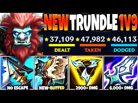My New On-Hit Trundle Top Build: The Only Way to SOLO 1v9 CARRY in League of Legends 🔥