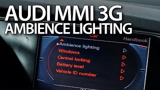 Download lagu How to activate extended interior lighting in Audi MMI 3G (A4 A5 A6 A7 A8 Q3 Q5 Q7) mp3 Download lagu How to activate extended interior lighting in Audi MMI 3G (A4 A5 A6 A7 A8 Q3 Q5 Q7) mp3