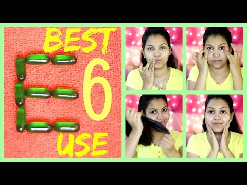 Top 6 Uses of Vitamin E Capsules for Skin and Hair Care Video