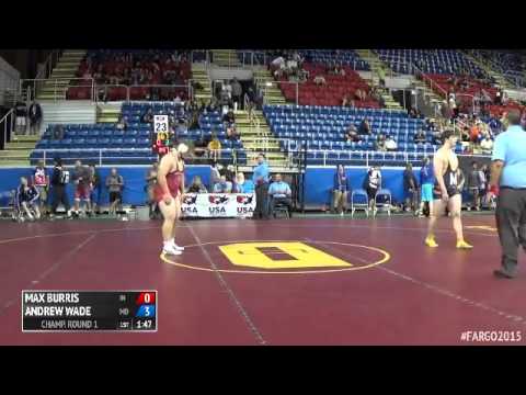 220 Champ. Round 1 - Andrew Wade (Maryland) vs. Max Burris (Indiana)