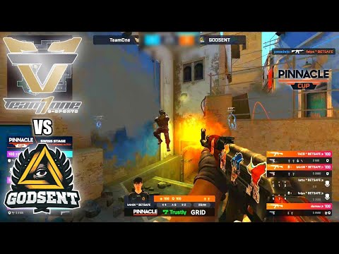 Pinnacle Cup 2021 - Swiss round 1 - TeamOne vs GODSENT - Map 1 - Mirage - [06-03-2021]
