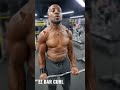 GROW YOUR ARMS EZ BAR CURL #damianbaileyfitness #biceps