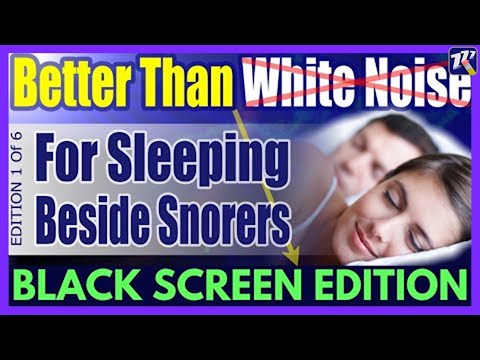 2.5X Better Than White Noise Cancelling To Block Out Snoring Black Screen