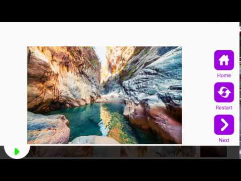 Tile Puzzle Landscape of Turkey Video