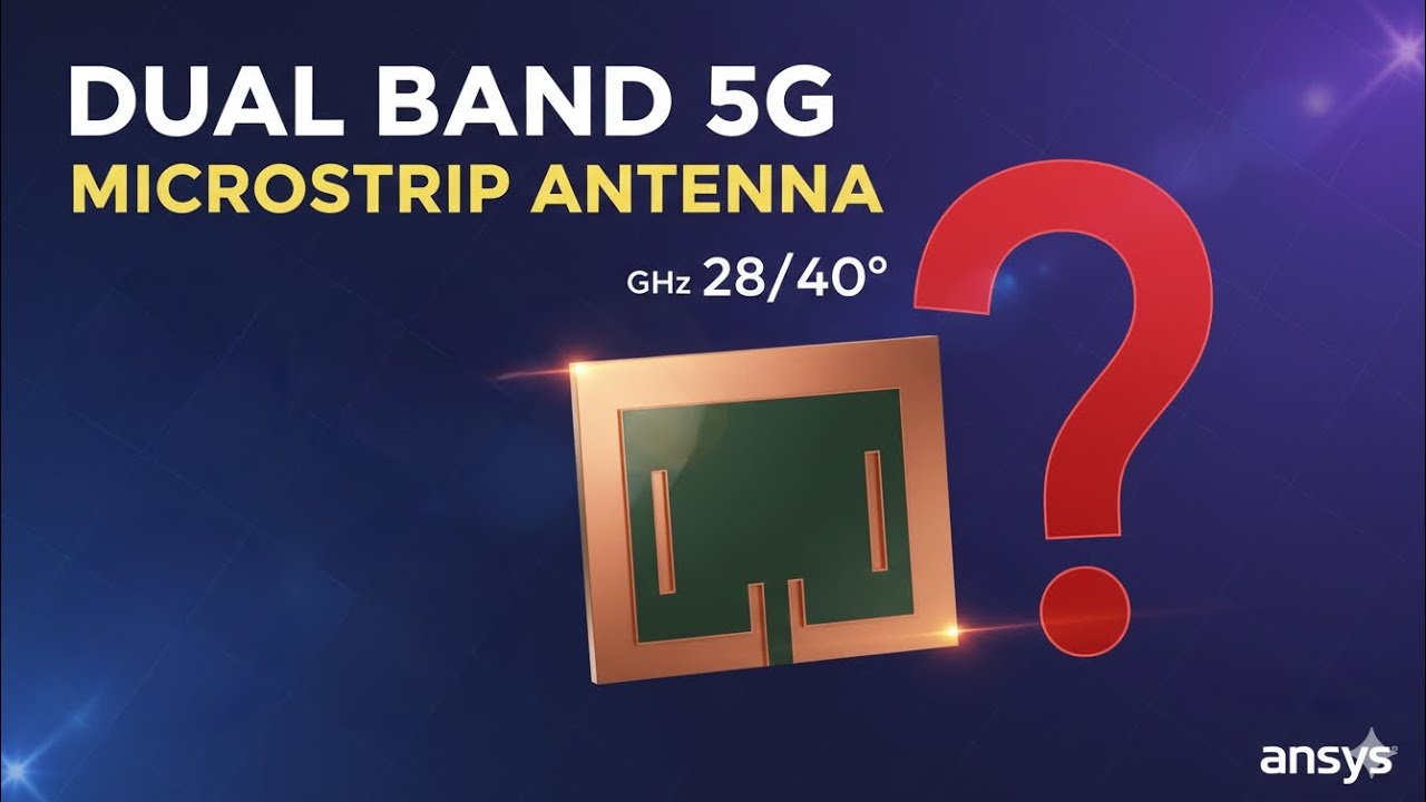 Dual band 5G microstrip patch antenna design using Ansys HFSS 