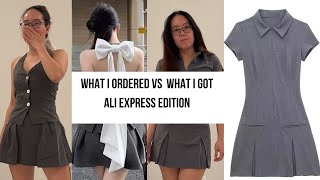 AliExpress Haul Unboxing Try On Clothing Haul