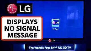 How to fix LG TV says No Signal when Connected to HDMI ---Quick Solved in 2 Minutes (100% worked)