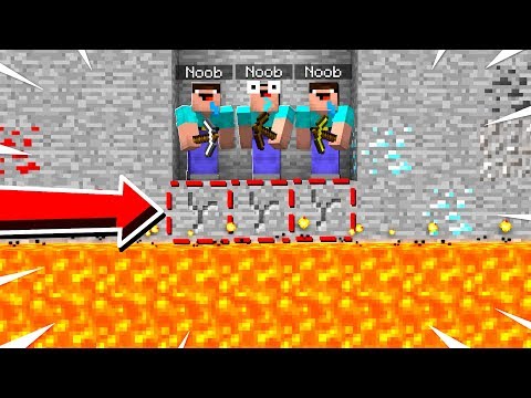 MINE DOWN But DON'T FALL In The LAVA! (Minecraft)