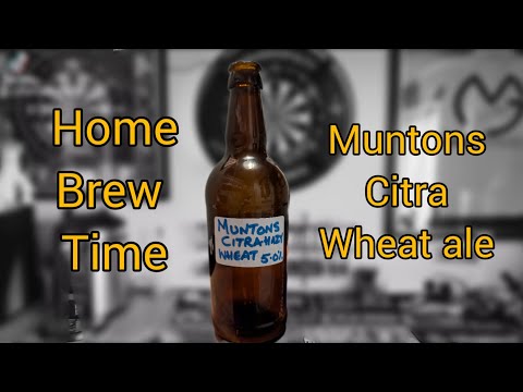 Muntons citra wheat ale 5% - Homebrew kit - review No. 1876