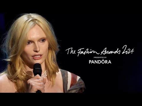 Alex Consani Wins Model of the Year | The Fashion Awards 2024 presented by Pandora