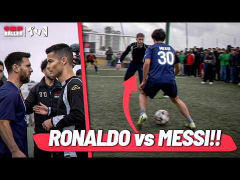 RONALDO vs MESSI IN PORTUGAL!! 🇵🇹🔥 1V1 IN LISBON FOR €2,000!!