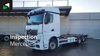 Camion porte-conteneur Mercedes-Benz Actros 2553 Actros 6X2 BDF Retarder Lift Axle Automatic LED Euro | Image 4 - Autoline