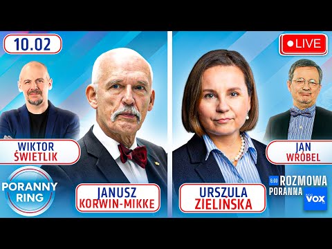 🔴 PORANNY RING 7:30 - JANUSZ KORWIN-MIKKE, URSZULA ZIELIŃSKA