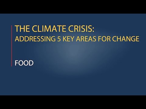 The Climate Crisis: Addressing 5 Key Areas for Change: Part 4 - Food