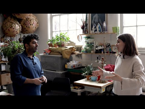 Inside the Studio Visits: Kashif Nadim Chaudry & Hannah Wallis