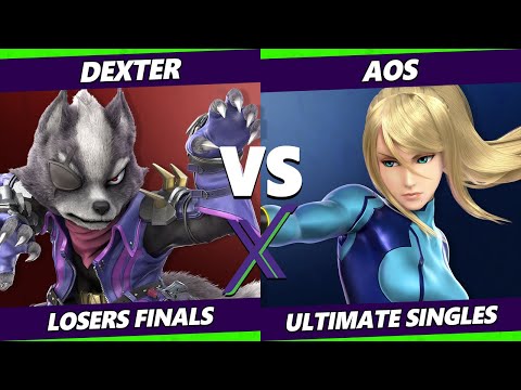 S@X 455 Losers Finals - Dexter (Wolf) Vs. AoS (ZSS) Smash Ultimate - SSBU